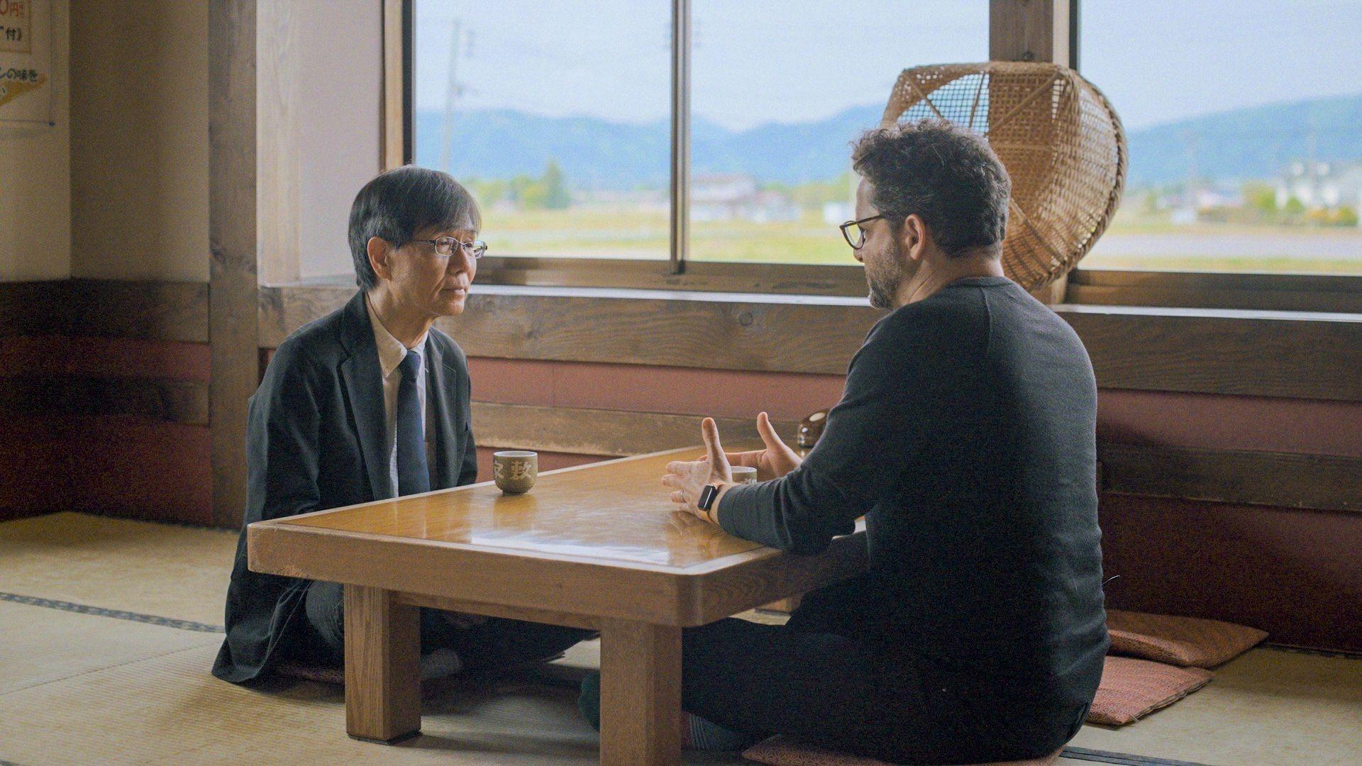 Ari Wallach interviewing Dr. Tatsuyoshi Saijō.