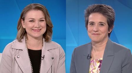 Video thumbnail: PBS NewsHour Tamara Keith and Amy Walter on Trump's first criminal trial